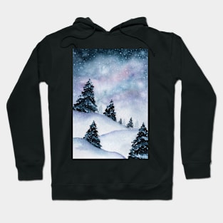 Winter landscape Hoodie